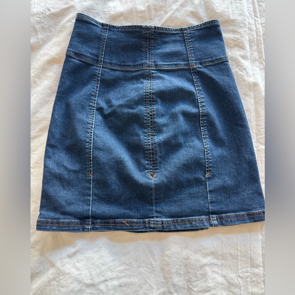 Free People Denim Mini Skirt, size 2
